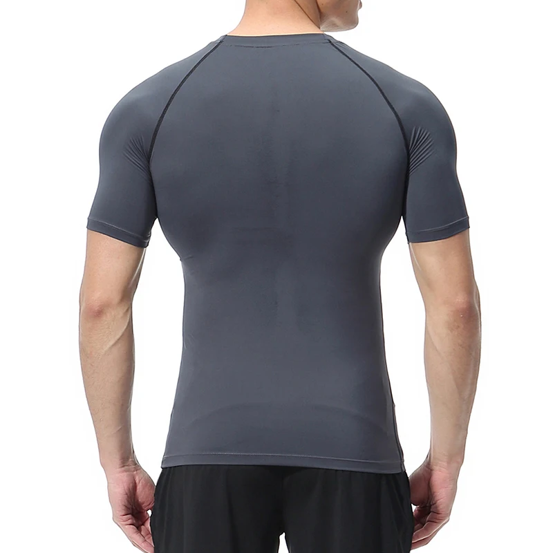 3D Print Athletic Quick Dry Tshirts for Men Stylish Gym Workout Running Compression Shirts Undershirts Baselayers Tees Tops