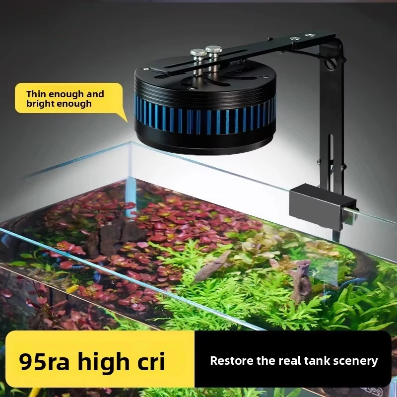 Full Spectrum Aquarium Light 35W 55W 80W 95Ra High CRI LED Grow Light for Planted Fish Tank Stream Tank