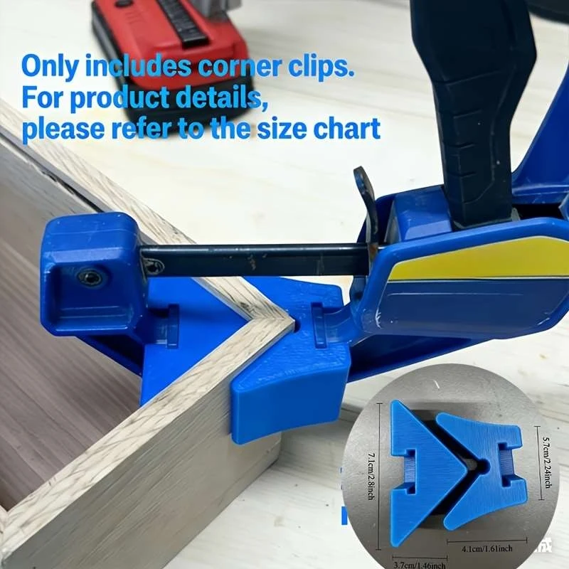 

Quick Clamp Corner Jig Woodworking 90 Degree Positioning Fixture for Frame Assembly Gluing Fixing
