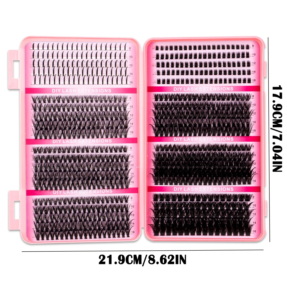 Manga Wimpernbüschel, Spikes, Wispy Wimpernverlängerungen, Anime-Wimpernbüschel mit Unteren Wimpern, Wiederverwendbare Faux-Nerz-Wimpern, Fairy-Wimpern – Detail 4
