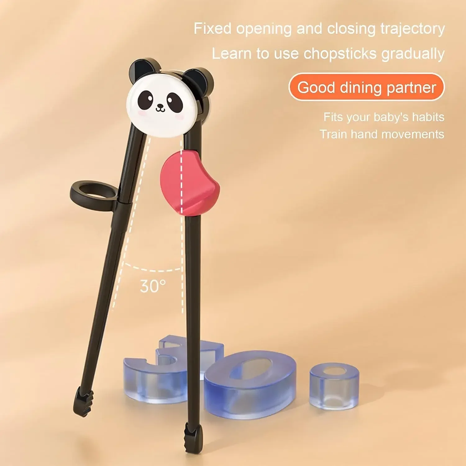 Cartoon Animal Chopsticks For Children Beginners Panda Elementary Learning Chopstick Baby Kids Training Tableware Food Sticks