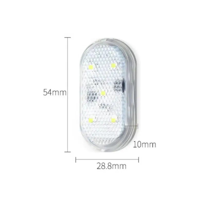 

Car Interior Courtesy Door Light USB Charging Wireless Magnetic Car Door Light Safe Anti-collision Signal Lamp