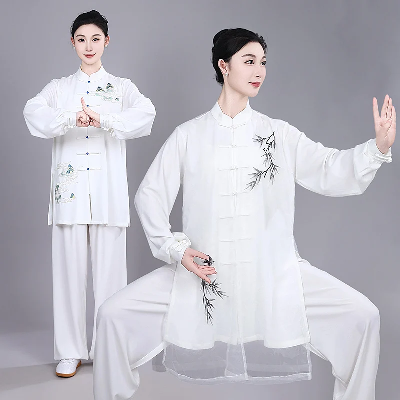Taichi Uniform 2PC Set - Summer Short Sleeve for Martial Arts Group/Taichi/Baduanjin/Qigong Practice - 2026 New Arrival Breathab