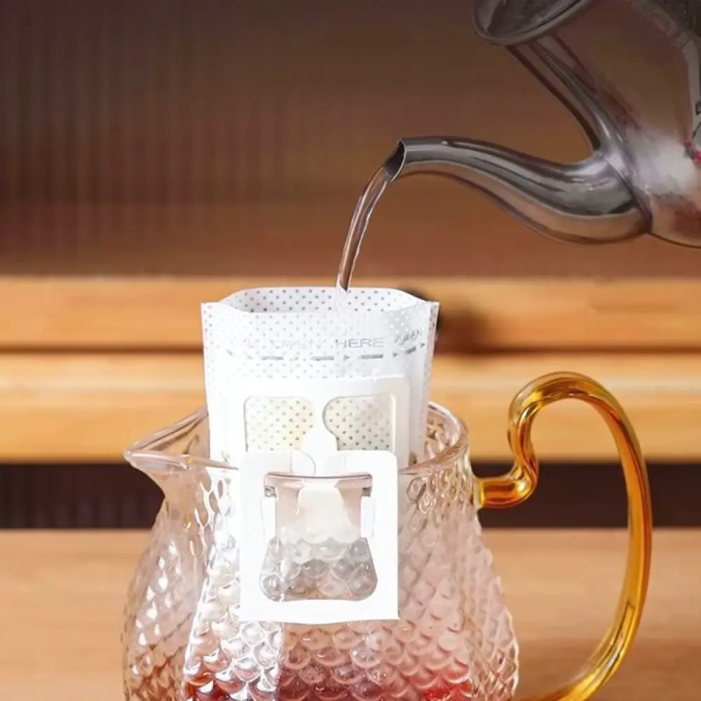 Disposable Hanging Ear Coffee Filter Pouch Portable Drip Paper Bag For Daily Home Office Hand Brewing Coffee Tool