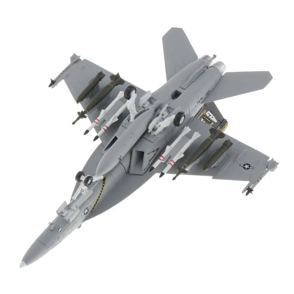 1:100 Diecast Model Toy Super Flanker Jet Fighter Aircraft US Air Force Aircraft Raptor for Collection F-14 / F-15 / F/A-18F