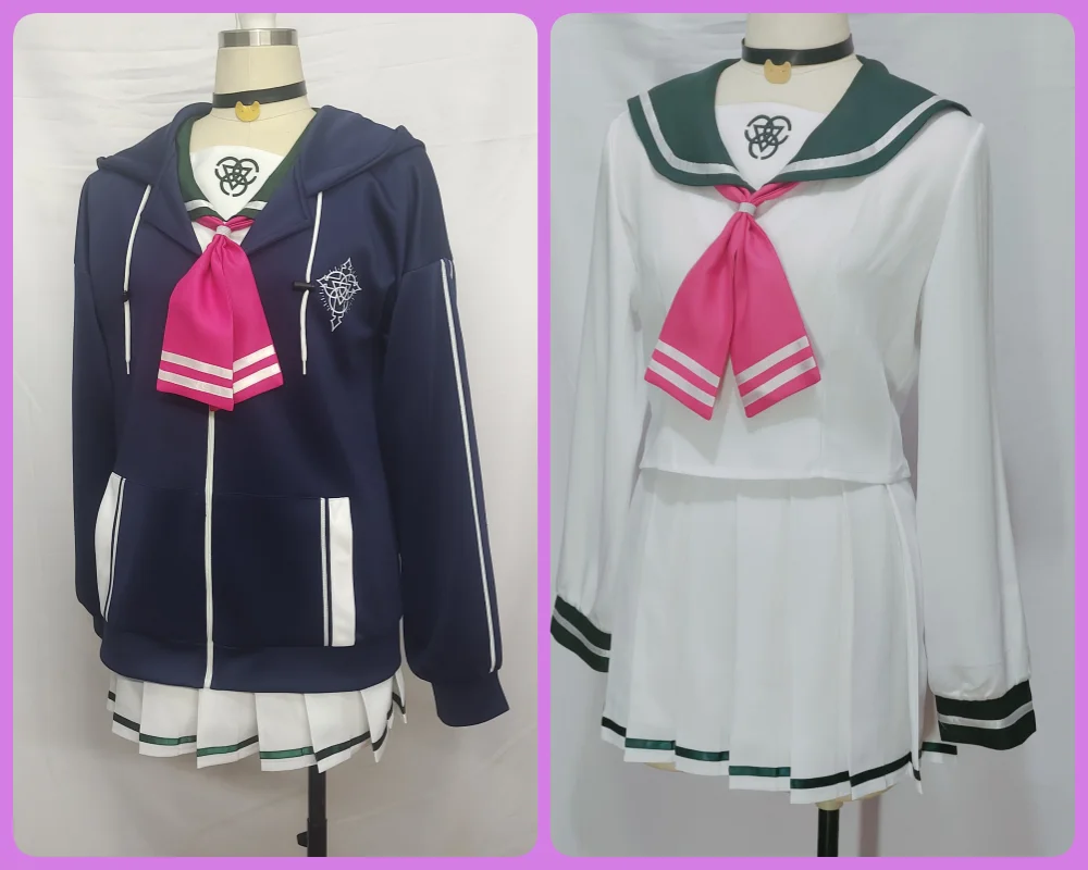 Cos-kiki juego azul archivo Kazusa traje de marinero disfraz Cosplay dulce uniforme escolar encantador fiesta de Halloween traje de juego de rol mujeres