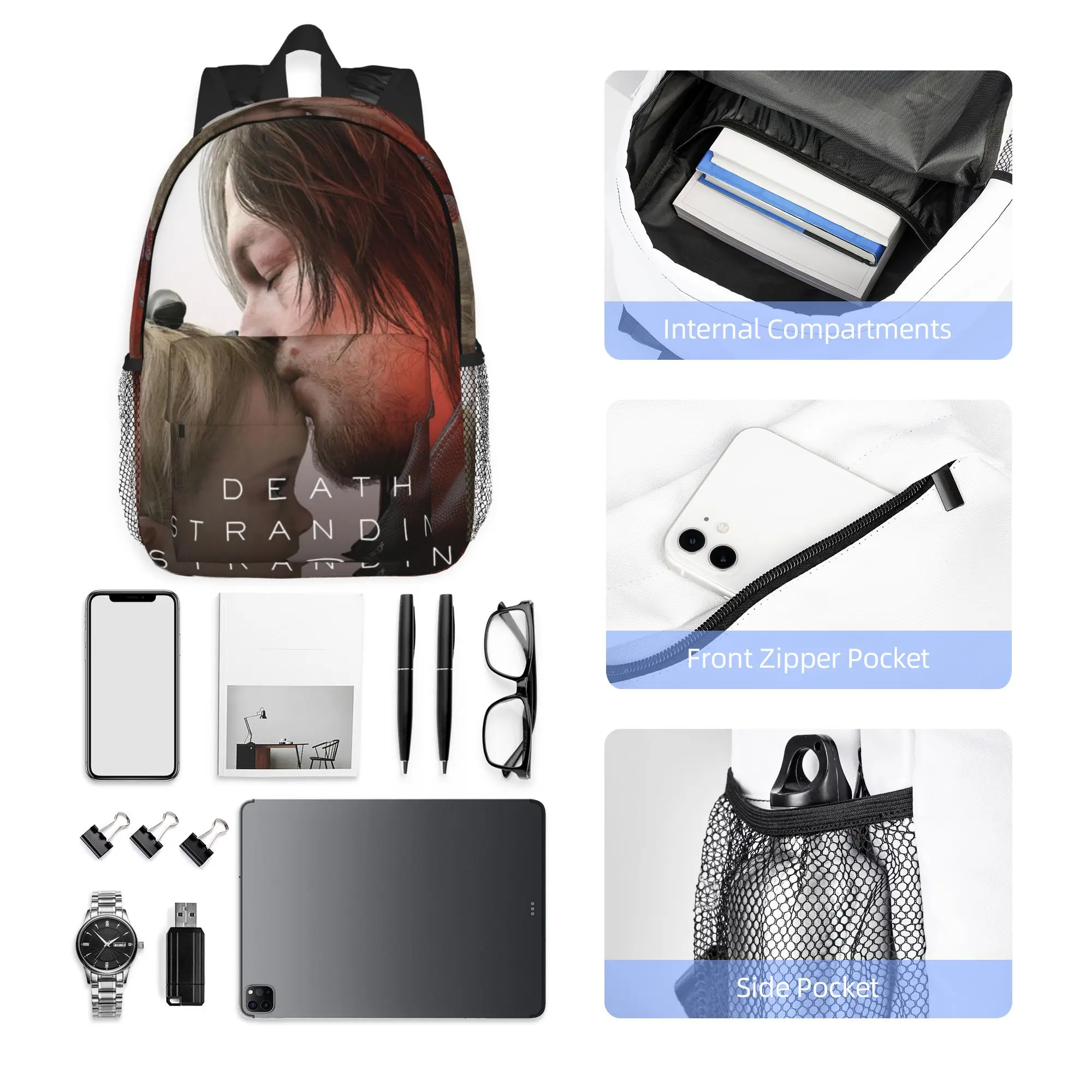 Bridge Baby on Board Death Stranding Backpack Hot Sale Daypack Boys Girls BookBag Shoulder Bags for Men Women School Bag