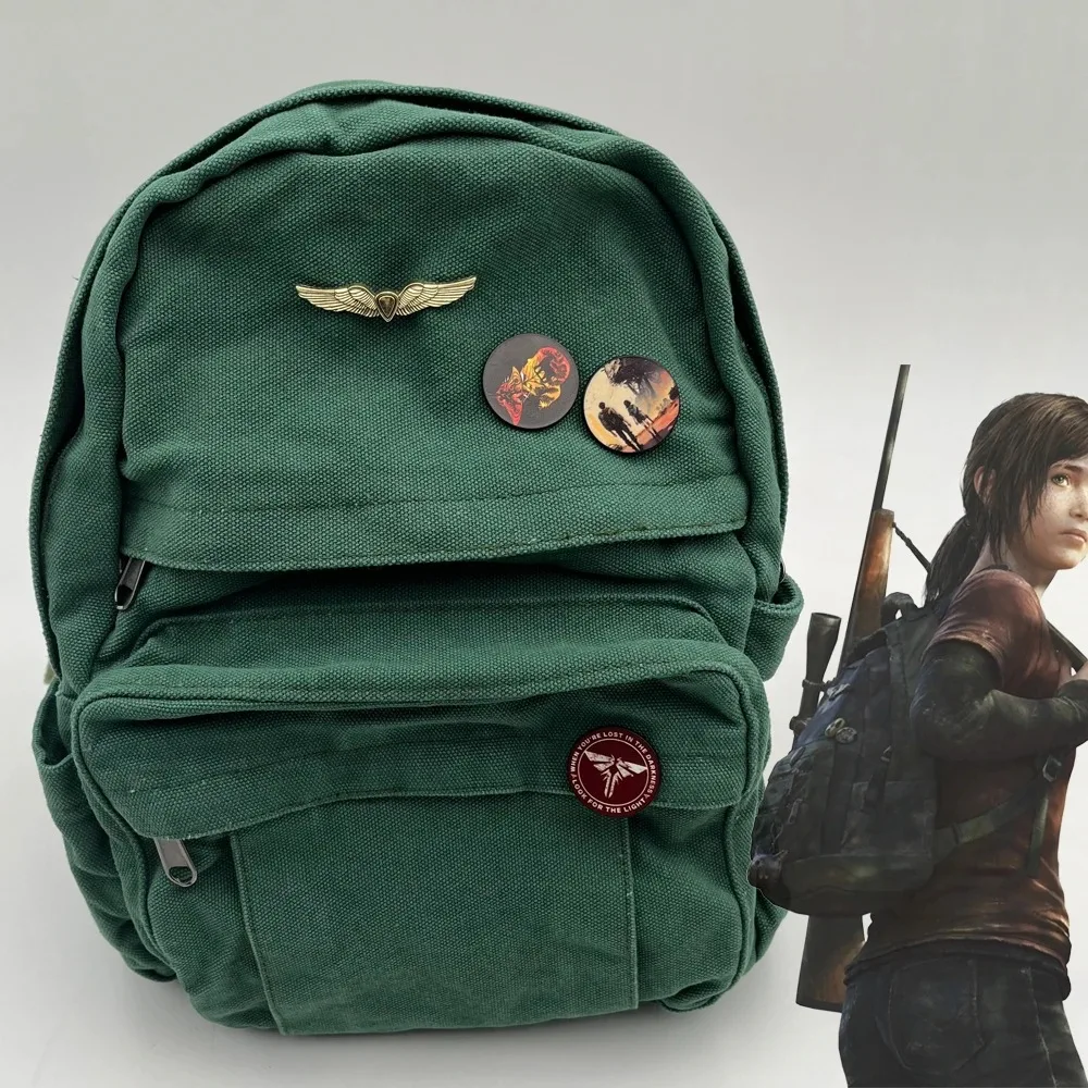 

TV The Last of Us Ellie Cosplay Anime Crossing Backpack 3D Print School Bag Rucksack Halloween Costume Props For Men Women