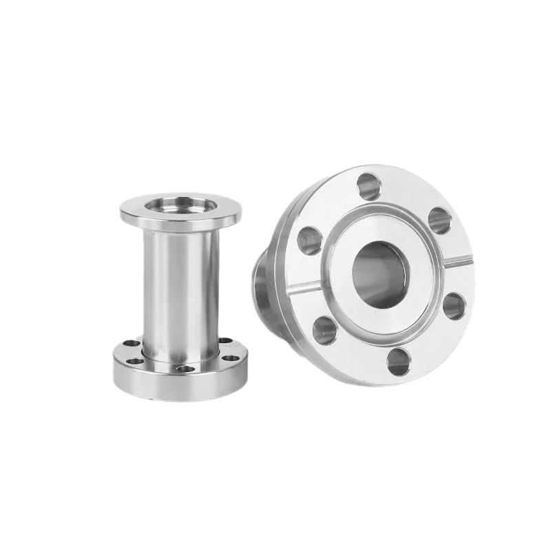 CF150 إلى KF50 مكونات فراغ عالية جدا الفولاذ المقاوم للصدأ 304L ISO أنبوبي محول تقليل CF مستقيم محول تجهيزات أنابيب #2