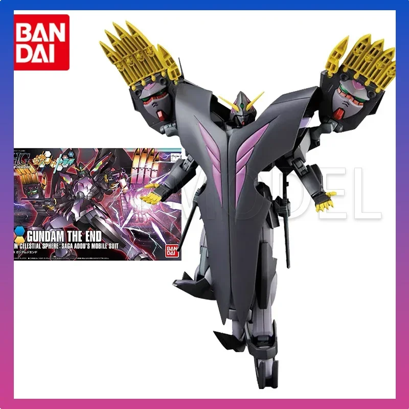 

In Stock Bandai Gundam Model Kit Anime Figure HGBF 1/144 Gundam The End Genuine Gunpla Model Anime Action Toy Figure Toys