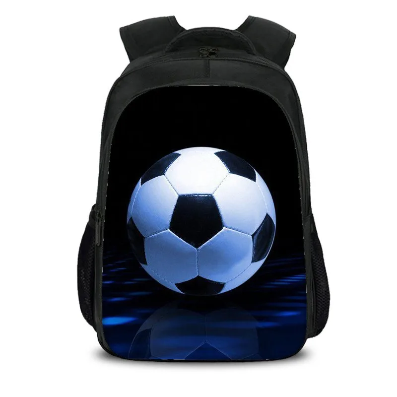 Soccer Print Double Layered Backpack Child Fashion Student Knapsack Best Gift  School Large Capacity Backpack Multi-function