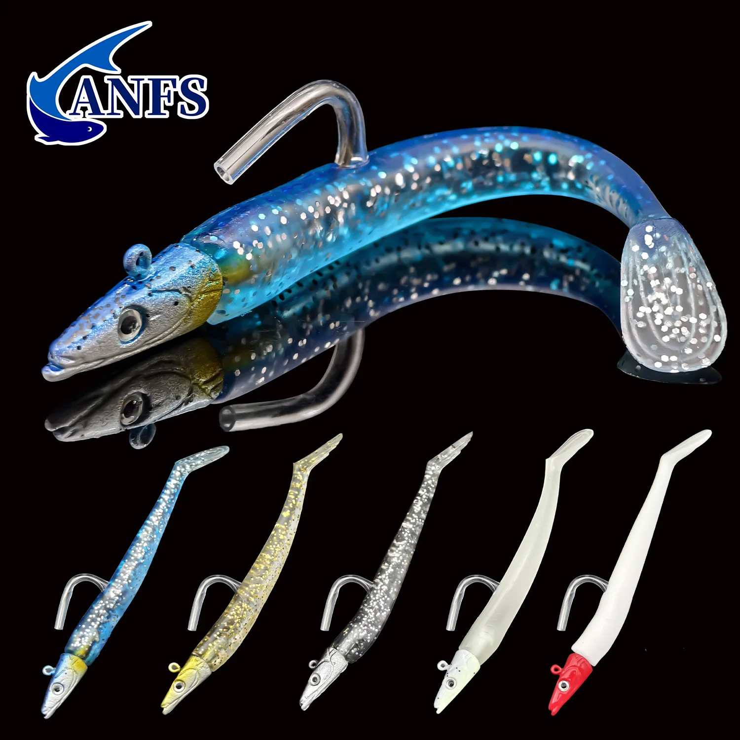5-Piece Soft Fishing Lure Kit 3