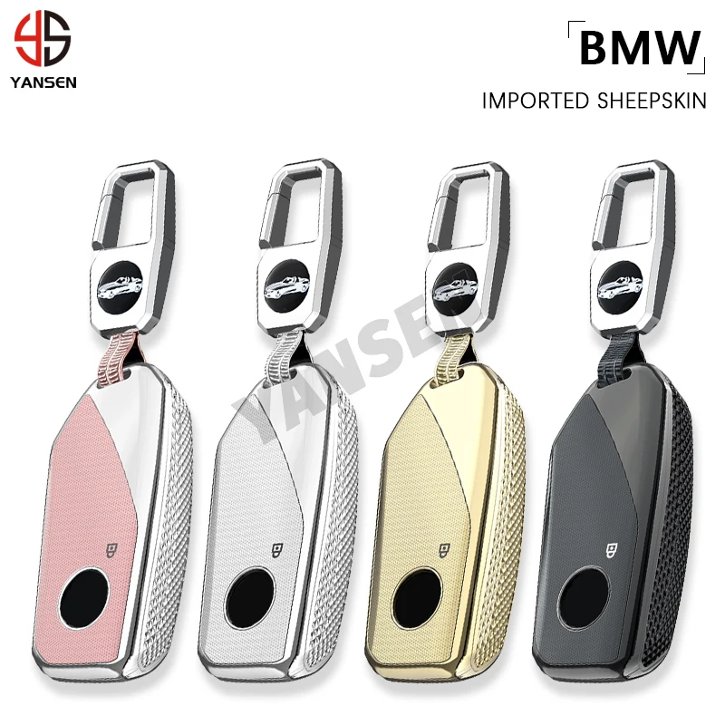 For BMW key case 5 7 series X5 I7 X7 735i 740i G07 LCI X1 U11 IX I20 7 Series G70 U06 G81 G09 XM Keychain Keyring