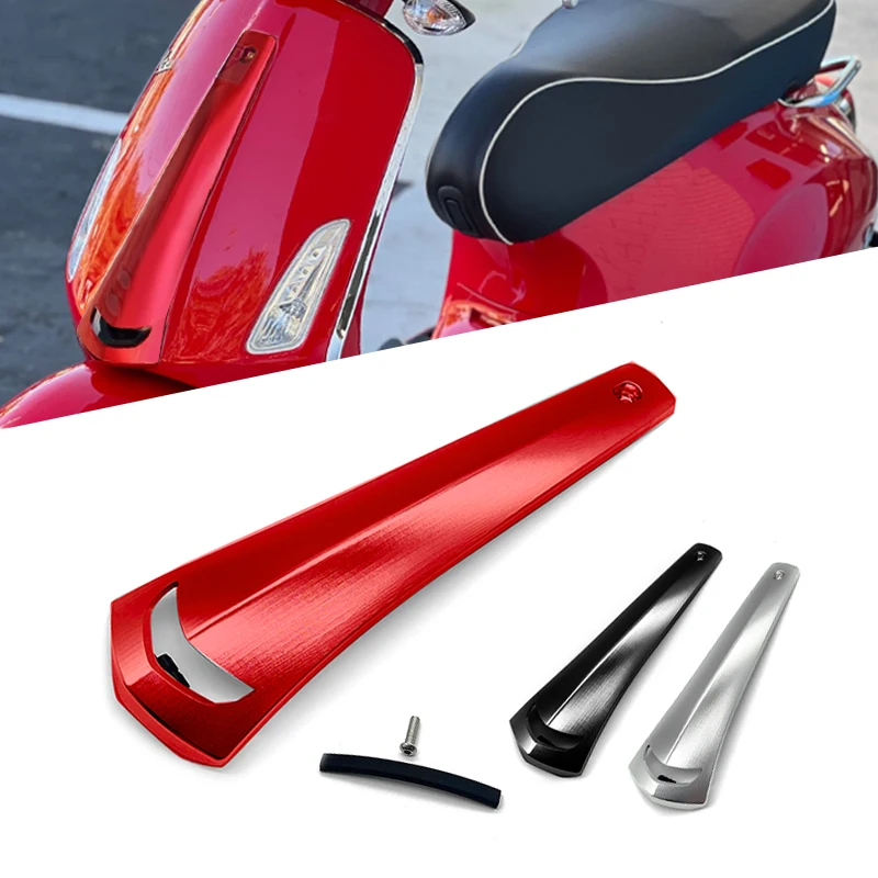 Motorcycle Accessories CNC Aluminum Front Horn Head Fairing Cover Tie Belt Bracket For VESPA Primavera Sprint 150 2019 2020 2021