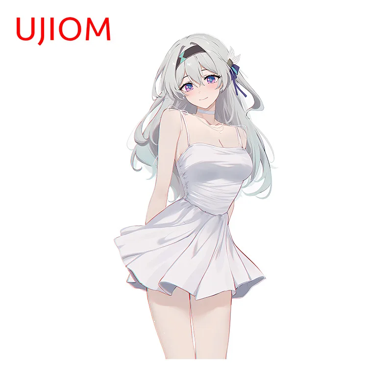 UJIOM 13cm X 6.6cm Anime Honkai Star Rail Firefly Sexy Wall Stickers Personality Refrigerator Decal Decoration Accessories