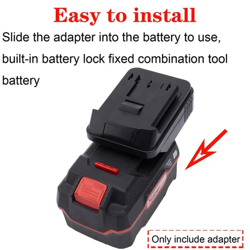 Imagem -02 - Adaptador para Ferramentas de Íon-lítio Bosch 18v para Converte a Lidl Parkside X20v Adaptador de Bateria de Íon-lítio Acessórios de Ferramentas Elétricas