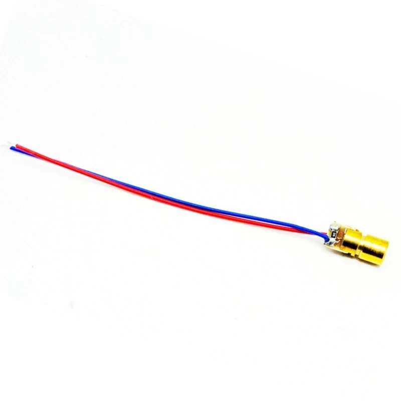 Modul Dot Diode Laser Merah Tipe Mini 650nm 5Mw dengan Driver 3V 6x10mm