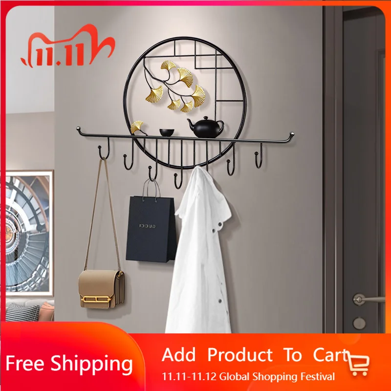 

Hallway Wall Coat Racks Organizer Garment Dress Modern Bedroom Storage Coat Racks Minimalist Rail Arara De Roupa Home Furniture