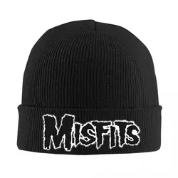 Misfits-Symbol Hat Autumn Winter Beanies Warm Cap Unisex Knitted Hat