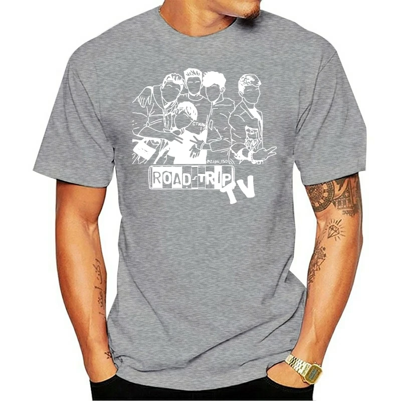 Мужская футболка RoadtripTV Band Roadtrip Boyband Fanart Merch Design Roadtriptv футболка с принтом футболки топ
