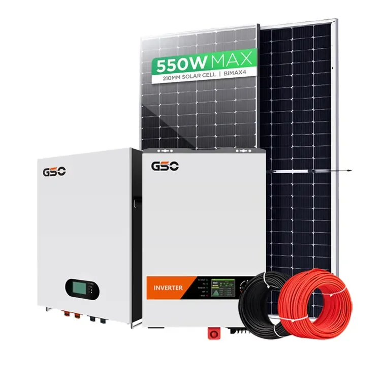 1kw 3kw 5kw 10kw 15kw 20kw 30kw Panel Hybrid Storage Systems With Battery Off Grid Kit Home Complete Set Solar Energy System