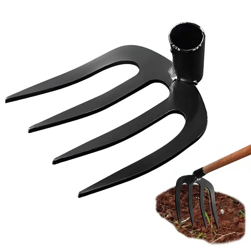 

Weed Puller Gardening Hand Weeder Steel 4-Tine Weeding Tool for Lawn Digging Aerating Soil Loosening Weeding Soil Aeration Tool