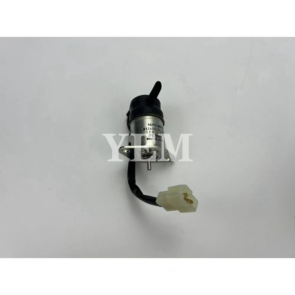 D1105 Shutdown Solenoid 16271-60013. 16271-60012 For Kubota Excavator Forklift Diesel Engine