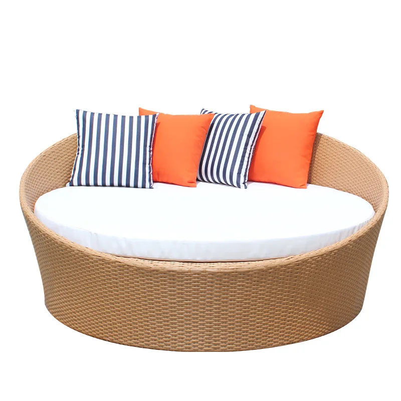 

Creative, outdoor, bed, rattan, birdcage, sofa, courtyard, garden, villa