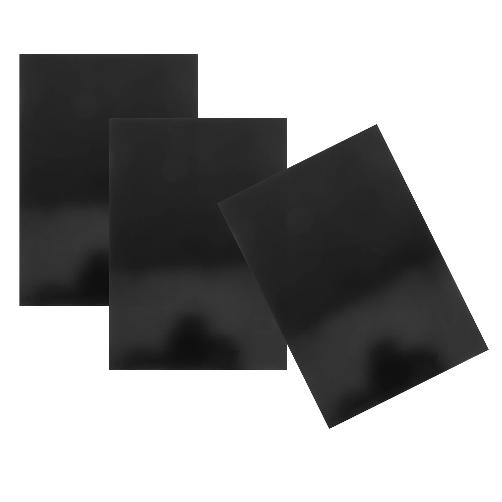 3-delige aluminium plaatblanks voor sublimatie geanodiseerde aluminium tags zwarte naamplaten deuren