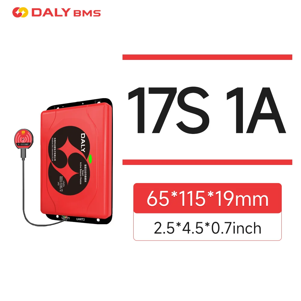 DALY Software Active 1A Balancer mit Bluetooth UART 1A 4S 8S Equalizer geeignet für LI-ION Lifepo4 LTO Batteriepack