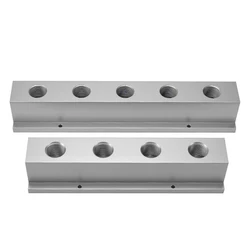G1/2 T-Type Split Exhaust Diverter Row Thickened Pneumatic Distributor Water Air Discharge Shunt Block Divider Manifold Pipeline