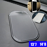 Car Dashboard Silicone Anti-Slip Pad Phone Storage Holder Car Interior Storage Non-Slip Sticky pad Phone Mount