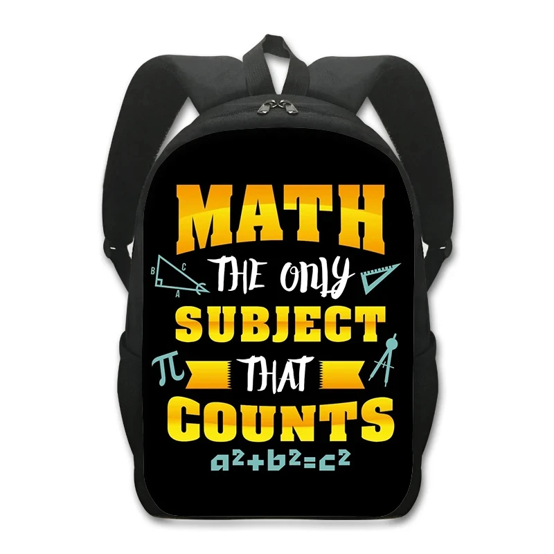 Engraçado Álgebra Matemática Dança Move Mochila para Adolescente, Crianças Mochilas Escolares, Crianças Bookbag, Mochila Adolescente, Fórmula Matemática