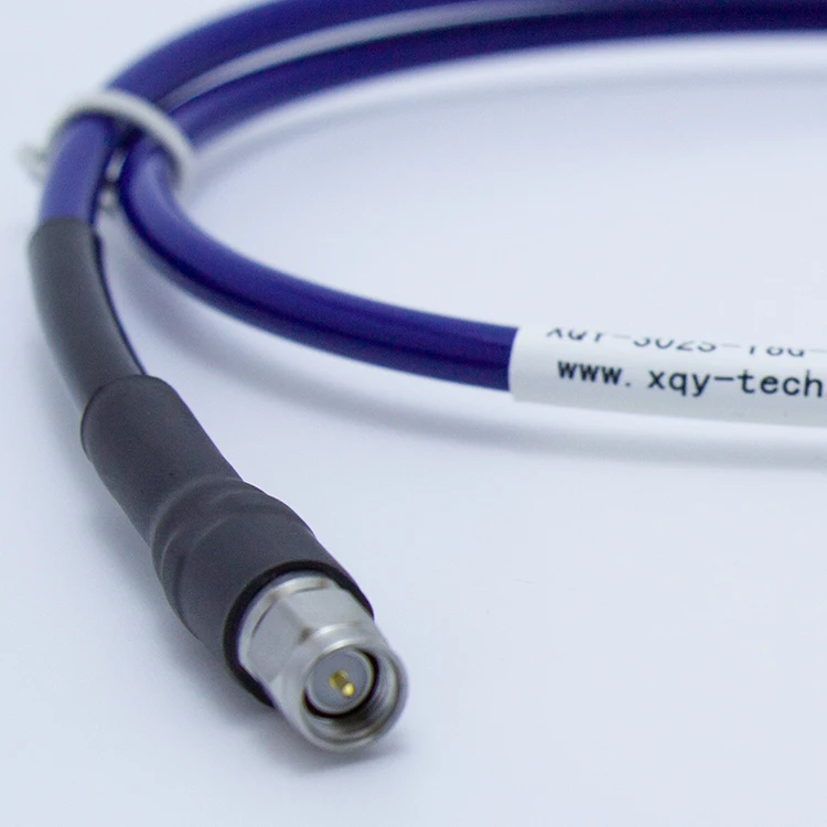 XINQY COAXIAL RF Cable Assembly SMA-Male 18GHz Customizable Communication Microwave Cables