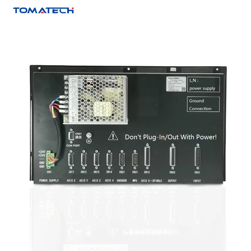 High Precision Speed Router Woodworking Metal Vertical Machining Center VMC 3 to 5 Axis CNC Controller System