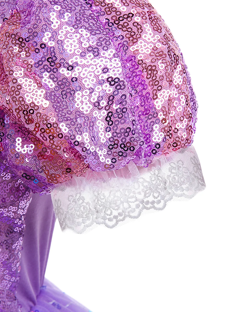 فستان الأميرة الأرجواني للفتيات من Fairy Tale فستان هدية عيد ميلاد للهالوين وعيد الميلاد وحفلات أداء الكرنفال مع أ #5