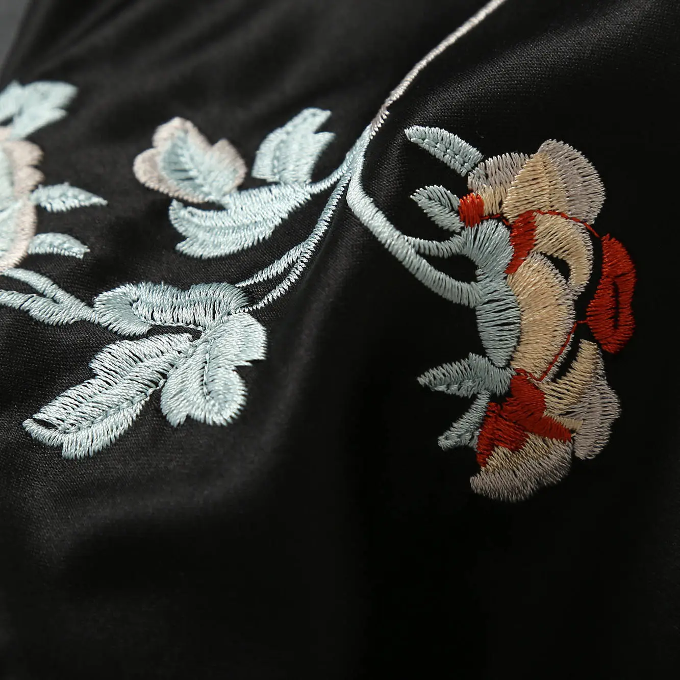 جديد الصينية Sle المطرزة بو الجلود Jaet ort ملابس خارجية المرأة ربيع الخريف تنوعا مخيط الوقوف طوق أعلى