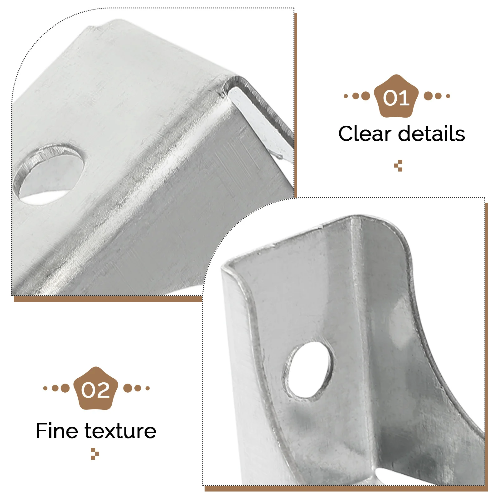 10 Buah Klip Penyangga Rak Lemari Arsip Klip Rak Logam Kuat untuk Lemari Dapur Rak Buku Braket Rak Pajangan