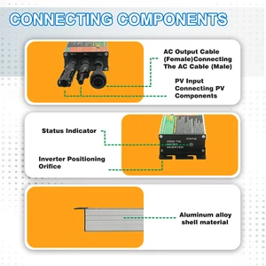 EOEXBY MICRO INVERTER MPPT for SOIL SYSTEM PV GRID TIE 600W 700W DC26V-46V SOLAR INPUT AC110V-240V OUT 8 Main Micro Inverter Sales - №8