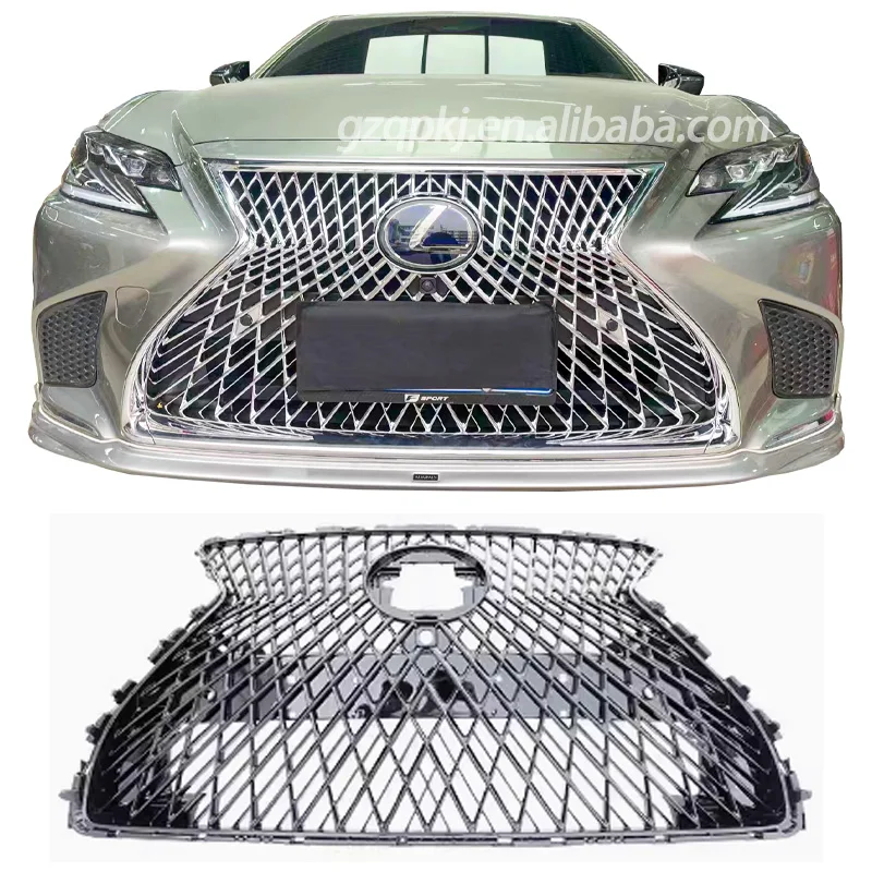 

Front bumper front grille center mesh for 2018-2023 Lexus LS350 ls500 body kit