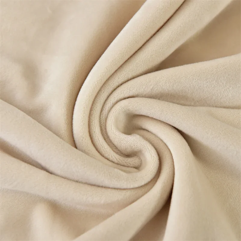 1Pc Velvet Dining Chair Cover Stretch Chair Covers Elastic Non Slip Seat Slipcovers for Living Room Kitchen Office Wedding