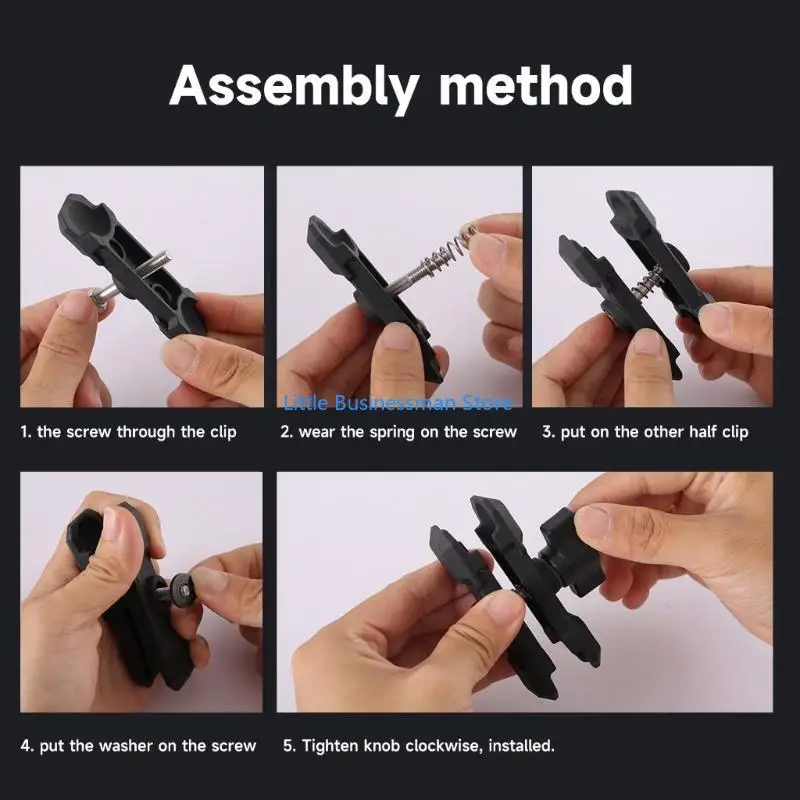 Sicher Aluminium Legierung Doppel Buchse Arm für 1-Zoll Durchmesser Ball Halter Fahrrad Telefon Halterung Zubehör M76A – Detail 9