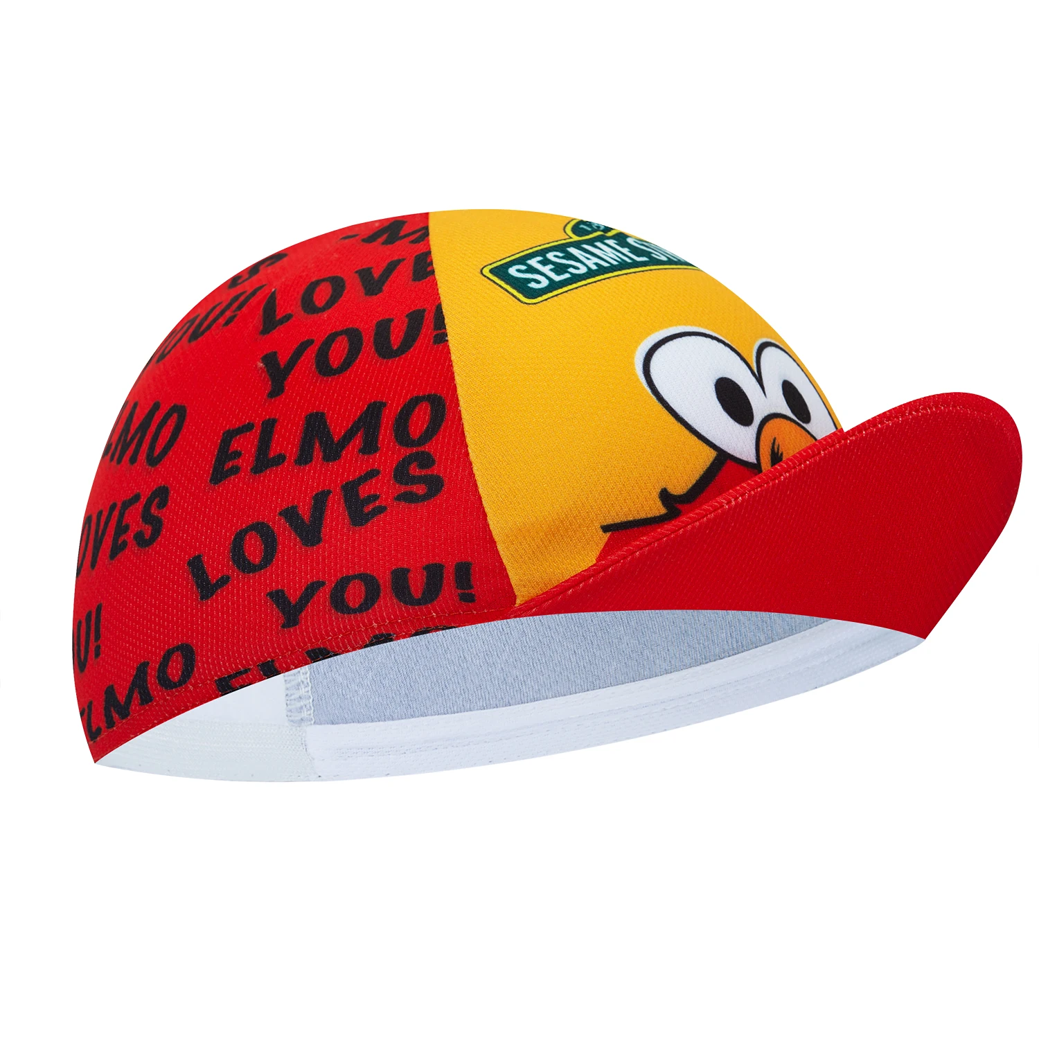 New Cartoon Men&Women Blue&Red&Yellow Cycling Caps Funny Summer Breathable Quick Dry Bicycle Hats 6 Style