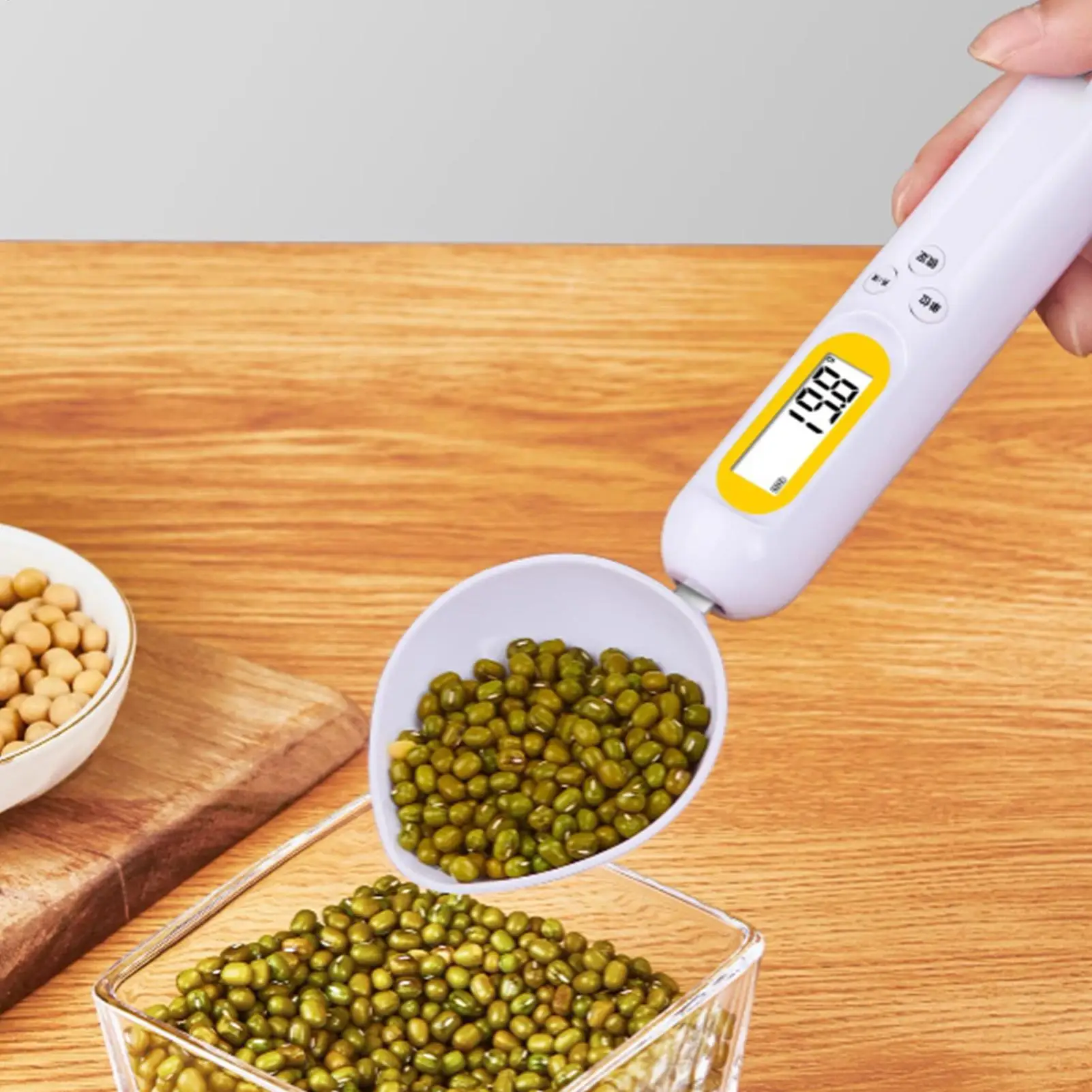 

Мерные ложки с цифровым дисплеем, кофе, чай, сахарная ложка, весы, миска для домашних животных, мерная ложка, пластиковые моющиеся кухонные гаджеты, инструменты