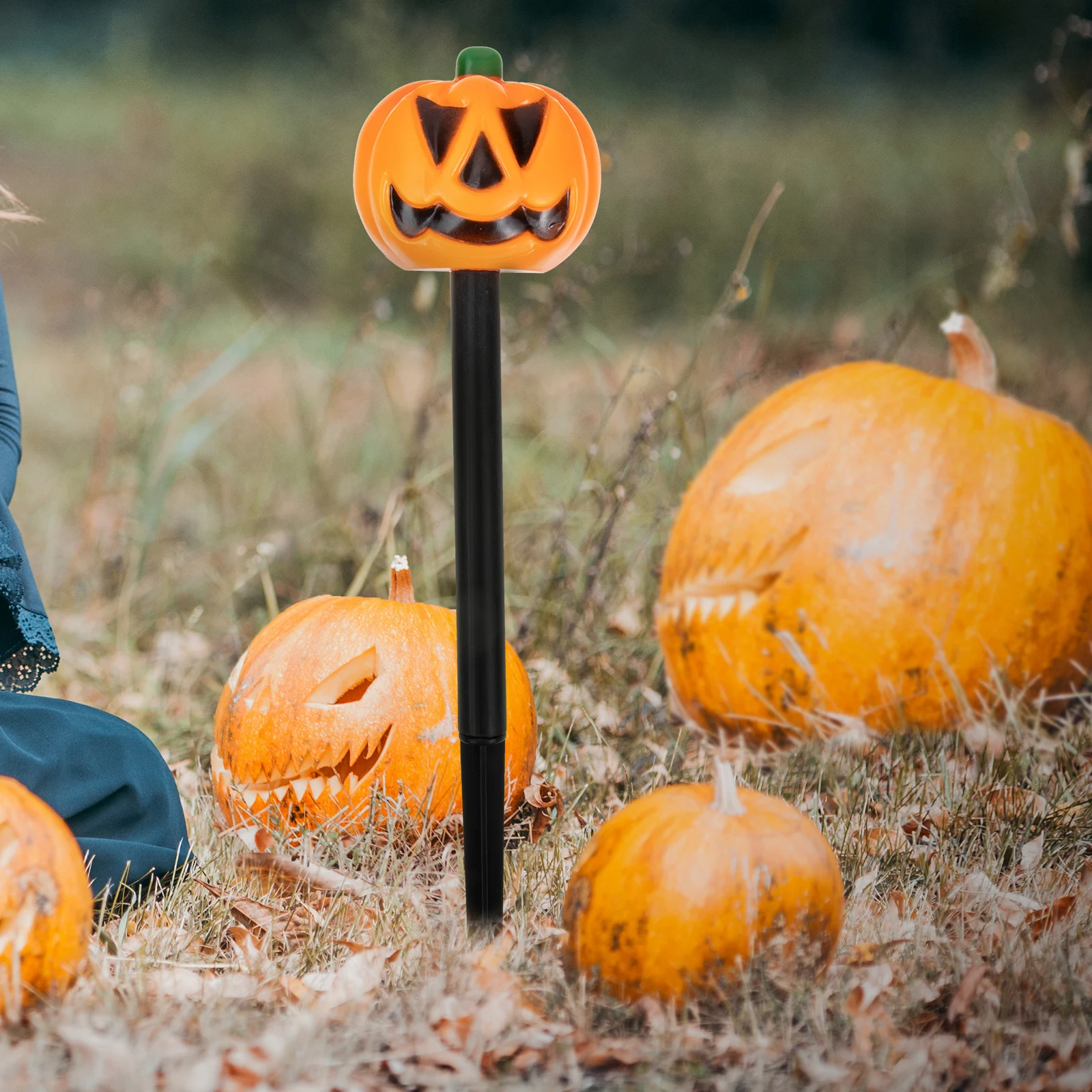 

5 Pcs Pumpkin Lampshade Accessories Halloween Decor Yard Stakes Lawn Props Outdoor Supplies Garden Statue Landscape Lighting