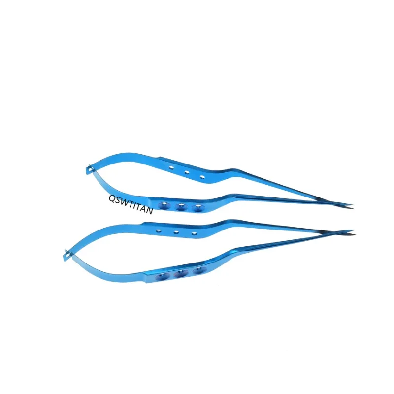 Titanium Micro Scissors Neurosurgery Scissors Straight/ Curved Microsurgical pet Instruments