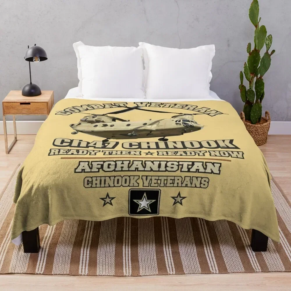 

CH47 CHINOOK VETERANS - Combat Veteran Throw Blanket Hairys Giant Sofa decorative for winter Blankets
