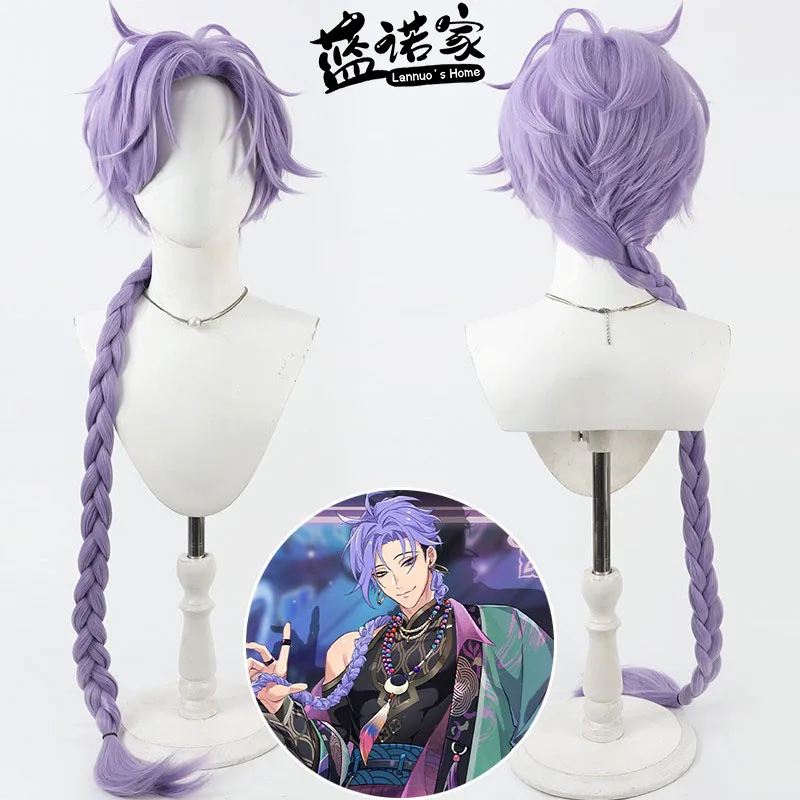 

Аниме Nu Carnival Kuya Cos Косплей Парик Хэллоуин Карнавал Вечеринка Реквизит Синтетические волосы Термостойкое волокно + Кепка для парика