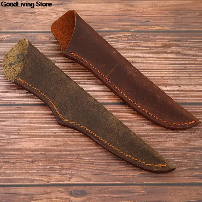 1 Piece Cowhide leather case For Fruit knife Cowhide leather sheath For DIY Straight knife kitchen knife 16.5*5cm/22.5*4.8cm