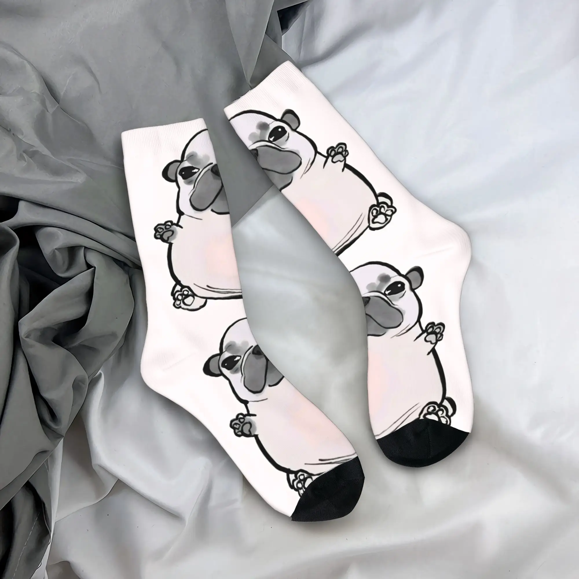 My Belly Pibble Socks  Fashion Stockings Autumn Non Slip Women Men Socks Soft Design Skateboard Socks